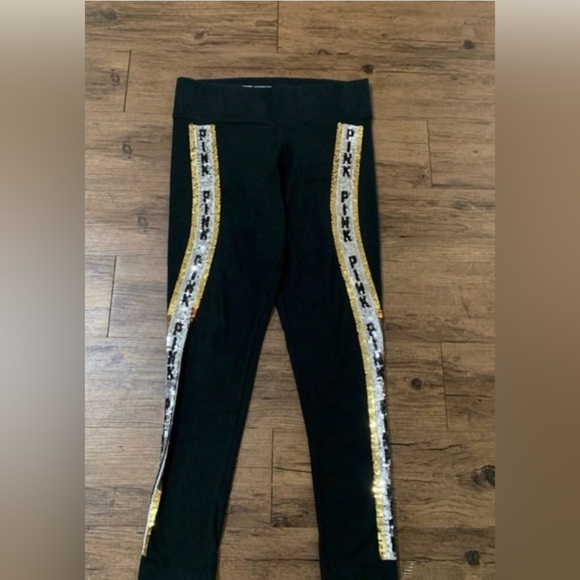 VS PINK BLING HOODIE AND YOGA LEGGINGS OUTFIT L - Picture 8 of 9